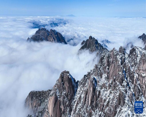   雪后黃山景美如畫(huà)